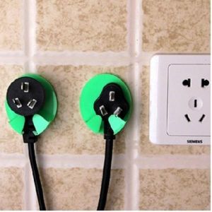 2Pcs Kitchen Socket Hook Holder Safe Plug Kids Children Protect Safety Power Electricity Wall Hanger