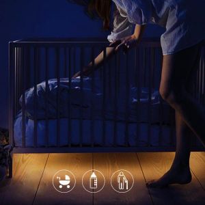 My Baby&Me תאורת לילה לחדר הילדים תאורת לילה אוטומנית עם חיישן למיטת התינוק